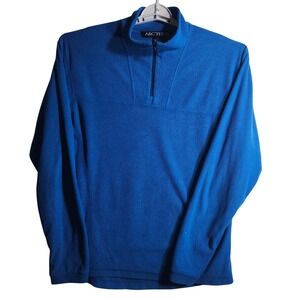 ArcTeryx Polartec 1/4 Zip Pullover Blue M/M Mens Thermal Fleece Top